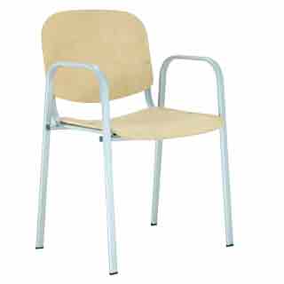 Mobiliario / Asientos / Sillas para colectividades / En Madera