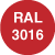 Rojo Ral 3016