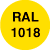 Amarillo Ral 1018