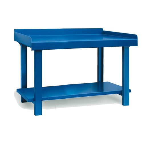 [043601] Banco de trabajo para grandes cargas (grueso chapa 4 mm) - Dim.: 1500x800x900h mm - Azul ral 5019