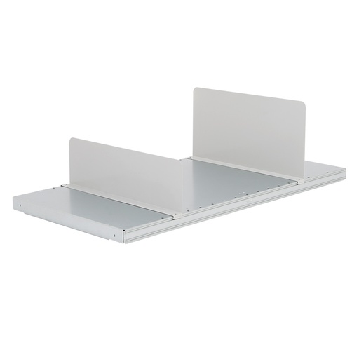 [043726] Divisores verticales móviles para estante de estantería industrial - Dim.: 4x400x250h mm - Gris ral 7035
