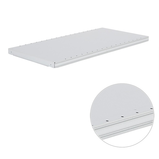 [043776] Estante metálico para estantería industrial - Dim.: 1300x600x40h mm - Carga 100 kg - Galvanizado