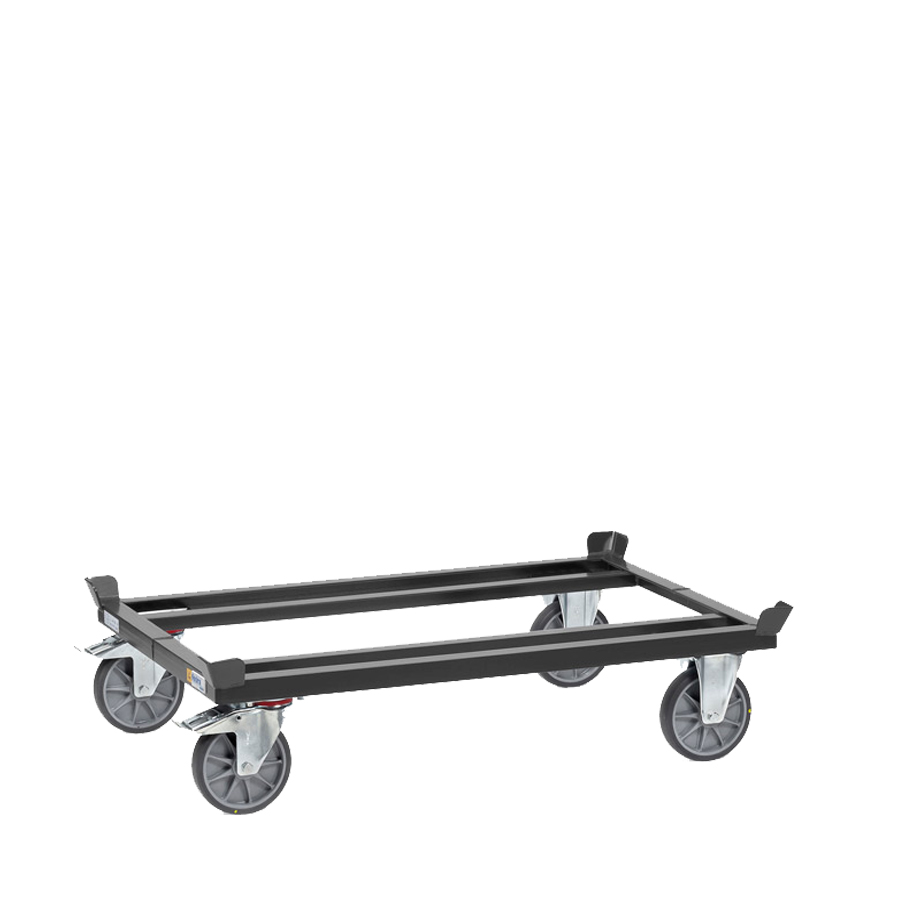 [044826] Base rodante para palet con protección ESD - Dim. palet 1200 x 800 mm - Azul Ral 7015
