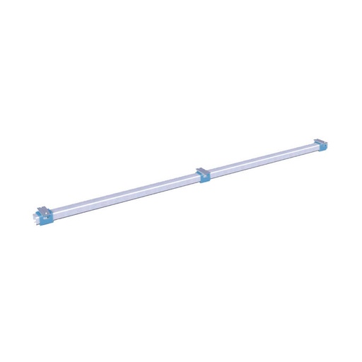 [044885] Riel metálico suplementario para soporte superior - Dim.: 2000 mm - Galvanizado / Azul ral 5012