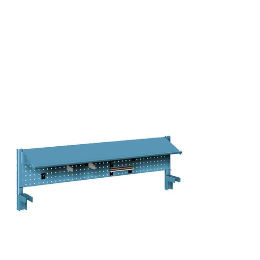 [044901] Panel vertical para banco de trabajo - Dim.: 1500x327h mm - Azul ral 5012