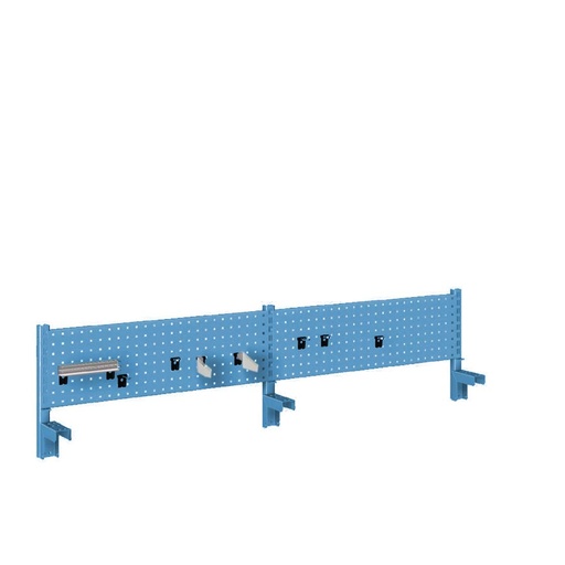 [044924] Panel vertical para banco de trabajo - Dim.: 2000x327h mm - Azul ral 5012