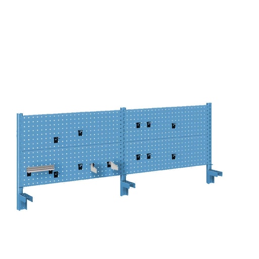 [044941] Panel vertical para banco de trabajo - Dim.: 2500x631h mm - Azul ral 5012