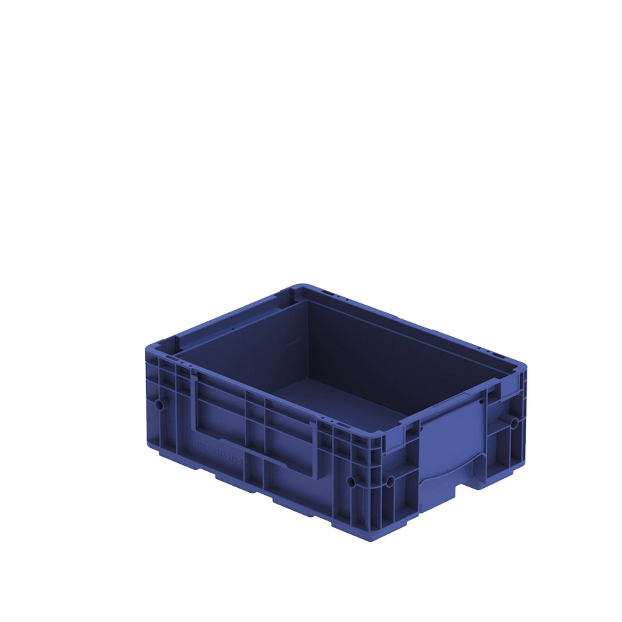 [045396] Caja plástica Eurobox para el sector automoción serie KLT-R de fondo reforzado - Dim.: 400x300x147,5h mm - Azul oscuro