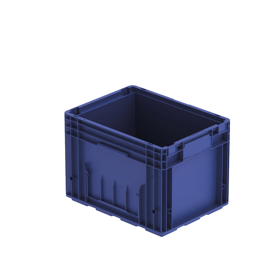 [045398] Caja plástica Eurobox para el sector automoción serie KLT-R de fondo reforzado - Dim.: 400x300x280h mm - Azul oscuro