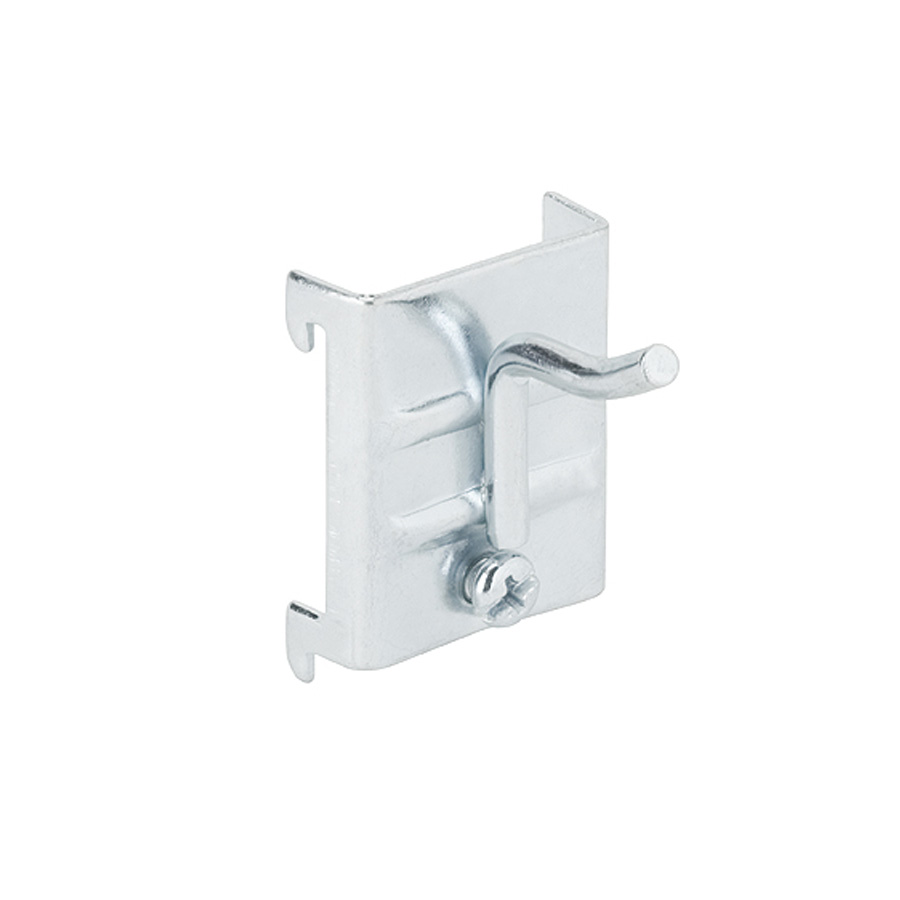 [045872] Pack de 5 ganchos porta herramientas para panel perforado - Dim.: Ø5x25 mm - Acero cincado