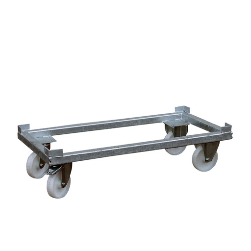 [046592] Rodador para contenedor metálico reforzado de 2 m³ - Dim.: 2250x1200x315h mm - acero galvanizado