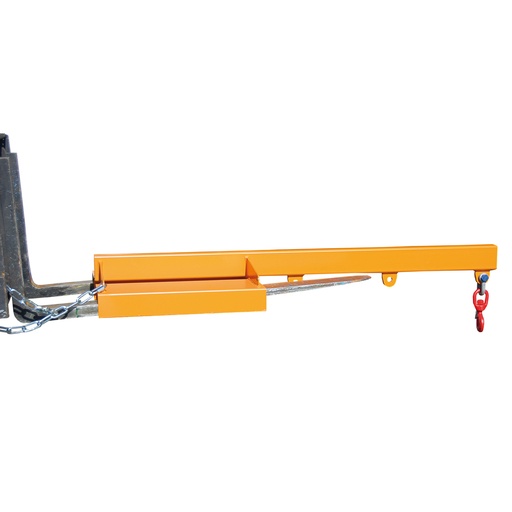 [046858] Brazo con gancho para carga y elevación mediante carretilla y apilador - Dim.: 610x1550x210h mm - Acero pintado