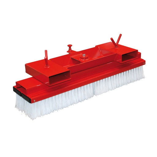 [047036] Escoba para pinzas de carretilla elevadora - Dim.: 1000x350x300h mm - Rojo ral 3000