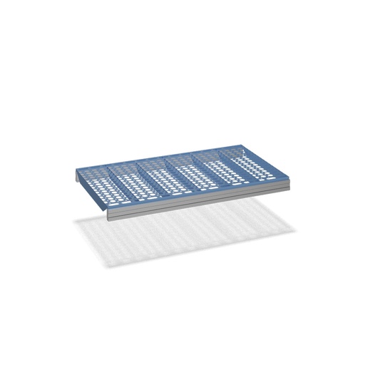 [047370] Estante de plástico para estantería de picking - Dim.: 900x600x47h mm - azul
