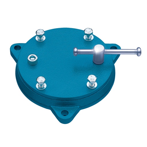 [047788] Base giratoria metálica para tornillo de banco de trabajo - Ancho: 140 mm