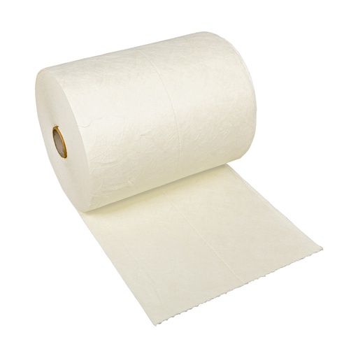 [048052] Rollo absorbente para la recogida de aceites - Dim.: 0,5x44 m - Blanco