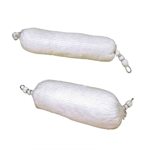 [048061] Pack de 10 limpia sentinas absorbentes para aceites - Dim.: Ø200x500 mm - Blanco