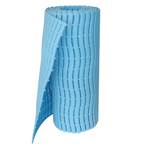 [048851] Rollo de rejilla plástica para piscinas y zonas húmedas - Dim.: 0,6x16 m - Azul claro