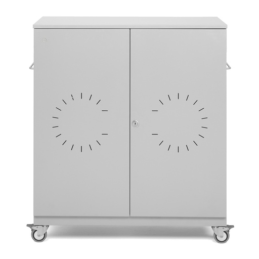 [048920] Armario para el almacenamiento de ordenadores portátiles a una cara - Dim.: 950x450x1100h mm - Gris ral 7035