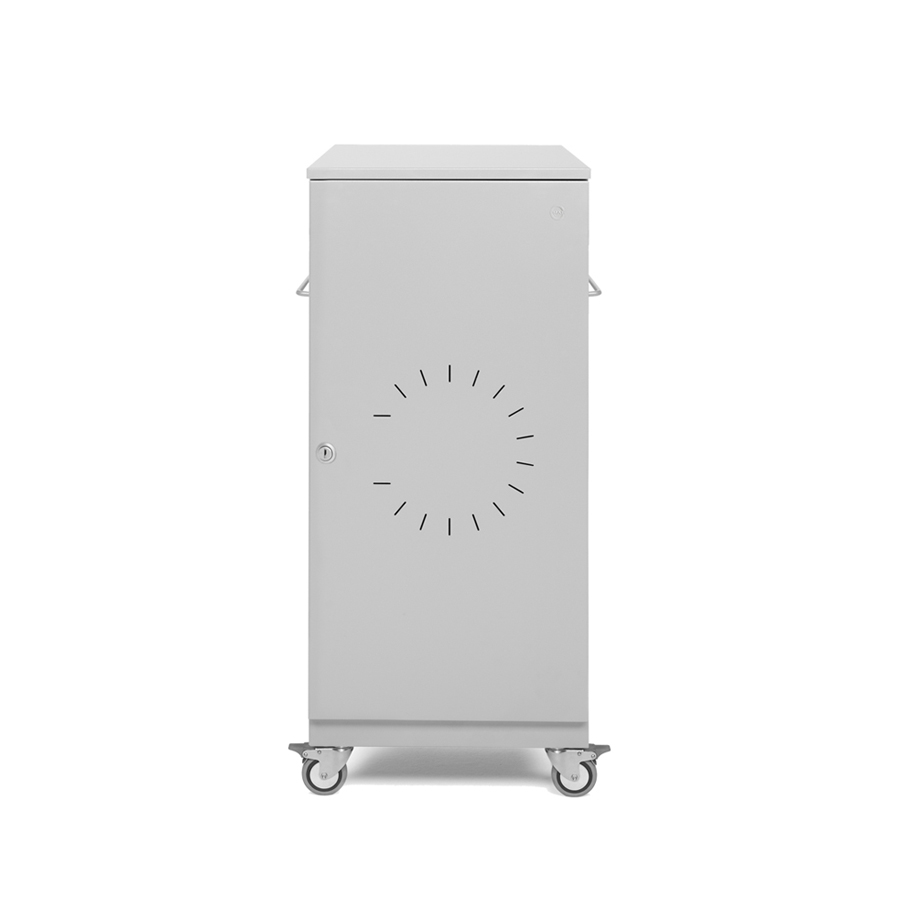 [048924] Armario para el almacenamiento y carga de tabletas - Dim.: 500x450x1100h mm - Gris ral 7035