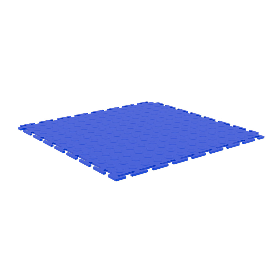 [048963] Pack de 10 losetas de PVC encajables con superficie punteada - Dim.: 501x501x5h mm - Azul