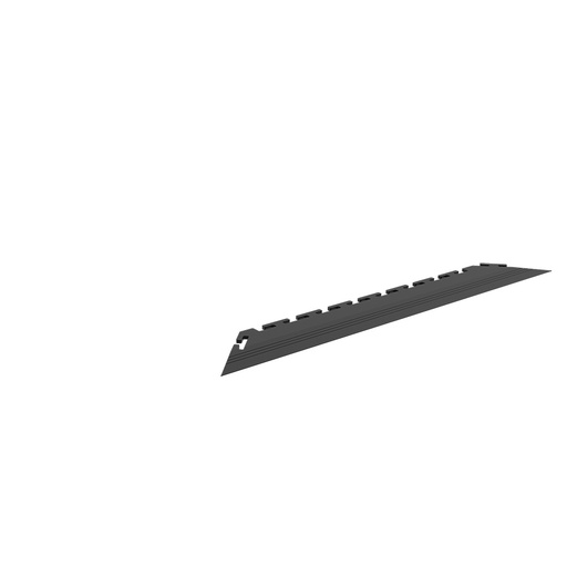 [048974] Pack de 4 rampas en angulo para loseta de PVC - Dim.: 510x78x5h mm - Negro