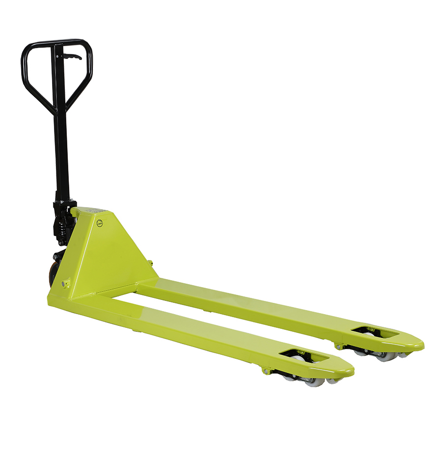 [049273] Transpaleta manual estándar - Dim. palas 1150x525 mm - Carga 2500 kg - Verde Pantone 382C