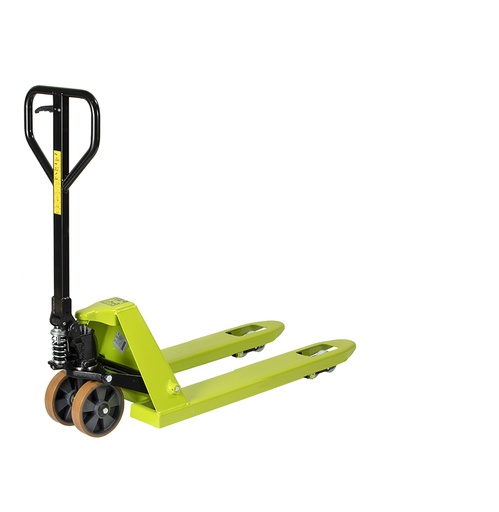 [049276] Transpaleta manual estándar - Dim. palas 800x525 mm - Carga 2500 kg - Verde Pantone 382C