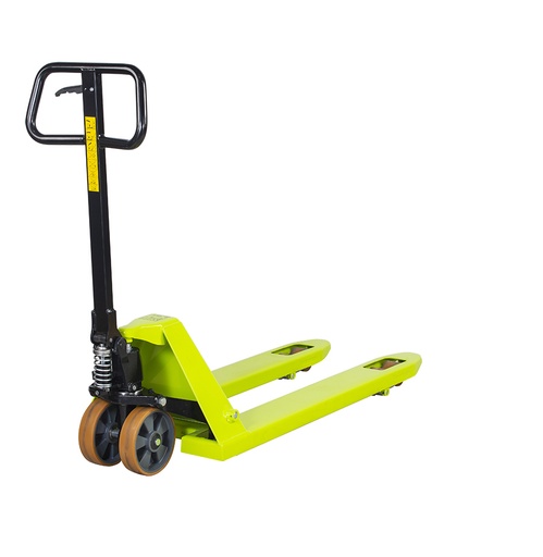 [049286] Transpaleta manual estándar - Dim. palas 1150x525 mm - Carga 3000 kg - Verde Pantone 382C