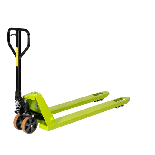 [049609] Transpaleta manual estándar - Dim. palas 1220x525 mm - Carga 2500 kg - Verde Pantone 382C