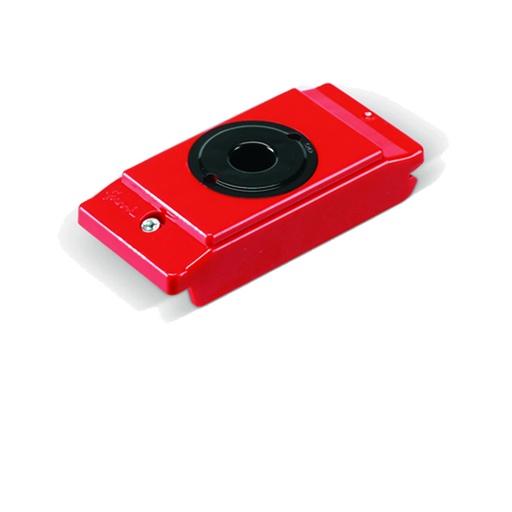 [050380] Pack de 7 soportes de plástico porta cono MORSE 2 - Dim.: 64x138x50h mm - Rojo