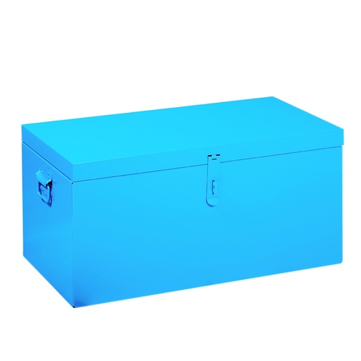 [050673] Arcón metálico con tapa superior abatible de 135 lts. - Dim.: 800x430x400h mm - Azul ral 5015