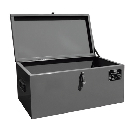 [050680] Arcón metálico con tapa superior abatible de 60 lts. - Dim.: 650x360x300h mm - Gris ral 7000