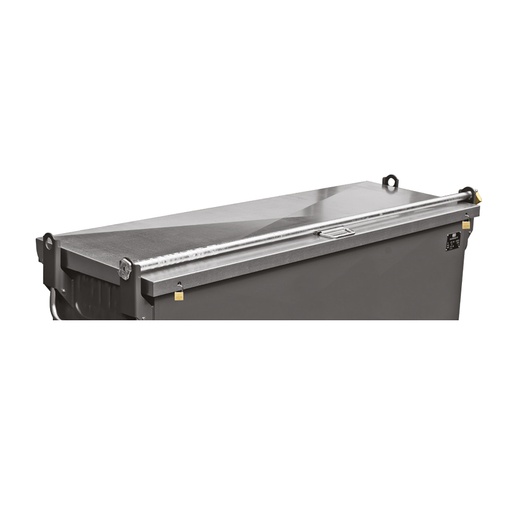 [050733] Barra de cierre de seguridad para baúl metálico para exterior - Dim.: 1650 mm - Gris ral 7000