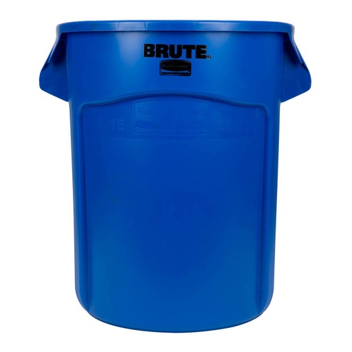 [012253] Contenedor plástico BRUTE de 75,7 lts. para recogida de basuras - Dim.: Ø 495x581h mm - Azul
