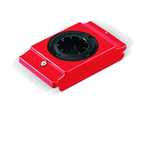 [013242] Pack de 5 soportes de plástico porta cono CAPTO 5 - Dim.: 82x138x40h mm - Rojo