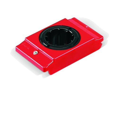 [013244] Pack de 5 soportes de plástico porta cono CAPTO 8 - Dim.: 106x138x40h mm - Rojo