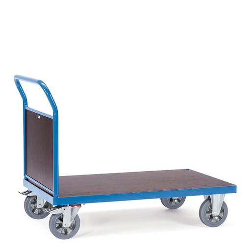 [014957] Carro de gran carga con plataforma y tirador pared - Capacidad 1200 kg - Dim. plataforma 1.200x800 mm - Azul ral 5007