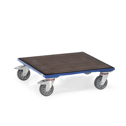 [015545] Base rodante para cajas - Dim. plataforma 700 x 700 x 201h mm - Azul Ral 5007