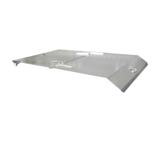 [016332] Tapa abatible articulada para contenedor de 0,5 m³ - acero galvanizado