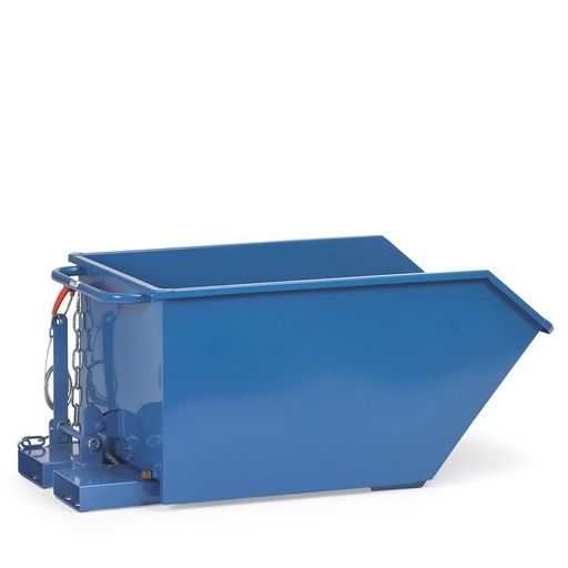 [016645] Contenedor autobasculante para virutas con grifo - Dim.: 1389x890x676h mm - Azul ral 5007
