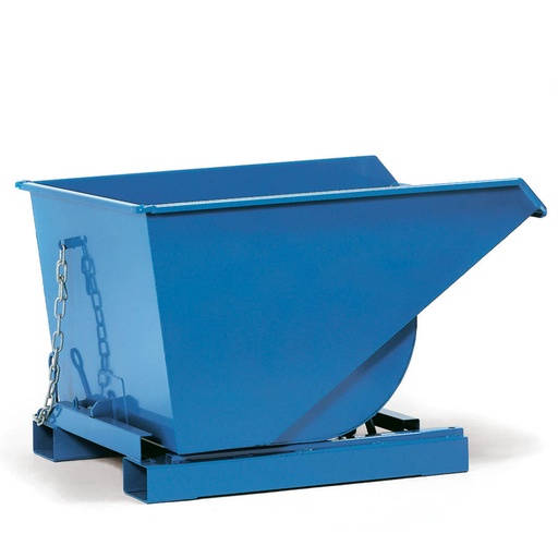 [016663] Contenedor autobasculante para virutas con grifo - Dim.: 1294x1141x837h mm - Azul ral 5007