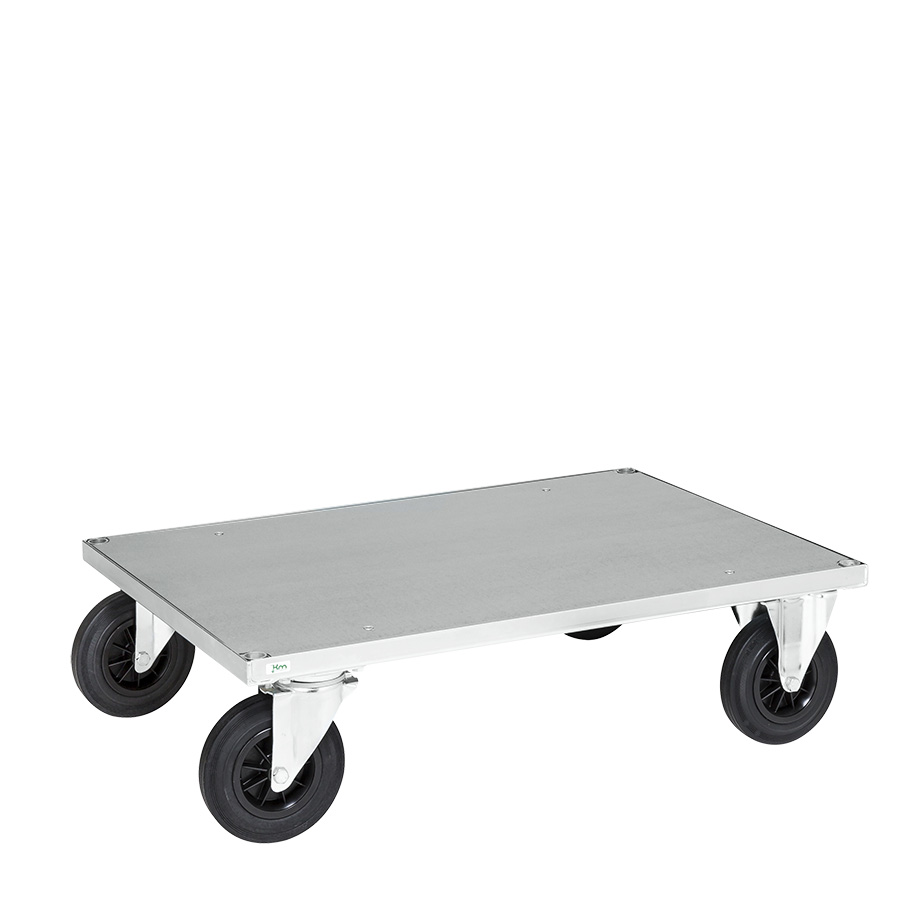 [017856] Carro de plataforma - Dim. plataforma: 1000x700 mm - Galvanizado