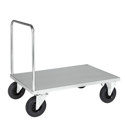 [017862] Carro de plataforma - Dim. plataforma: 1165x800 mm - Galvanizado