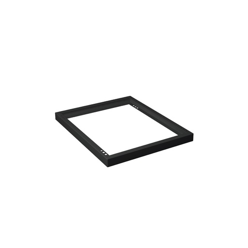 [020225] Zócalo metálico para armario - Dim.: 717x540x50h mm - Negro ral 9005