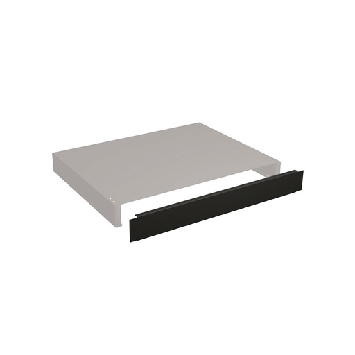 [020657] Tapa para zócalo metálico - Dim.: 717x5x100h mm - Negro ral 9005