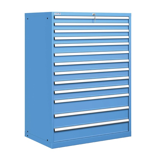 [020878] Cajonera metálica con 13 cajones - Dim.: 1023x725x1450h mm - Azul ral 5012