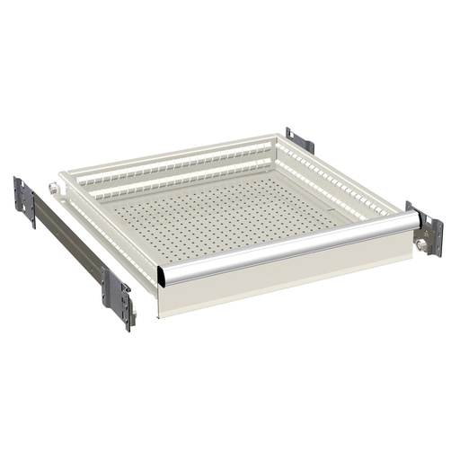 [021773] Cajón de extracción simple (Carga max. 80 Kg) - Dim.: 510x459x75h mm - Gris ral 7035