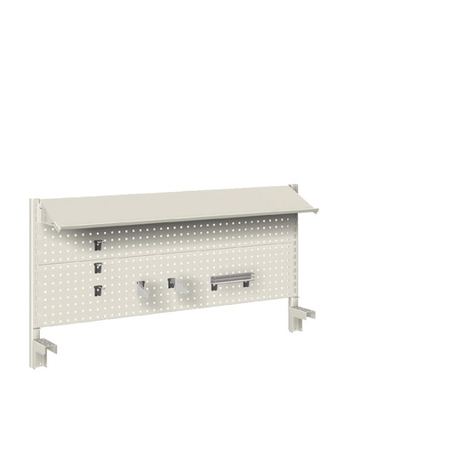 [022388] Panel vertical para banco de trabajo - Dim.: 1250x631h mm - Gris ral 7035