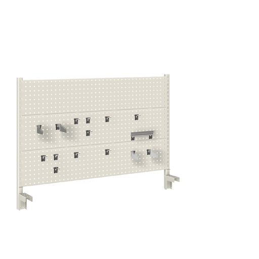 [022391] Panel vertical para banco de trabajo - Dim.: 1250x935h mm - Gris ral 7035